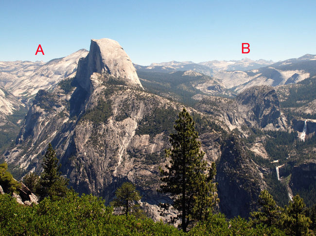 夏のヨセミテハイキング −Taft Point , Glacier Point