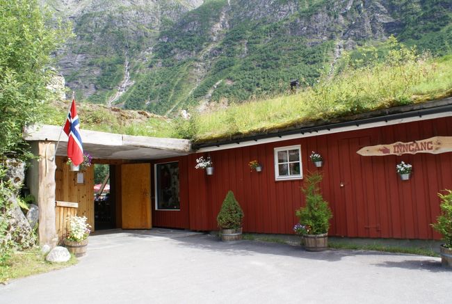 ボヤナ氷河の見えるレストランで、遅めの昼食です。