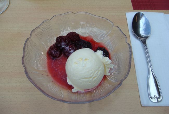 そして、デザートはアイスクリーム