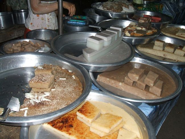 デザートの屋台。