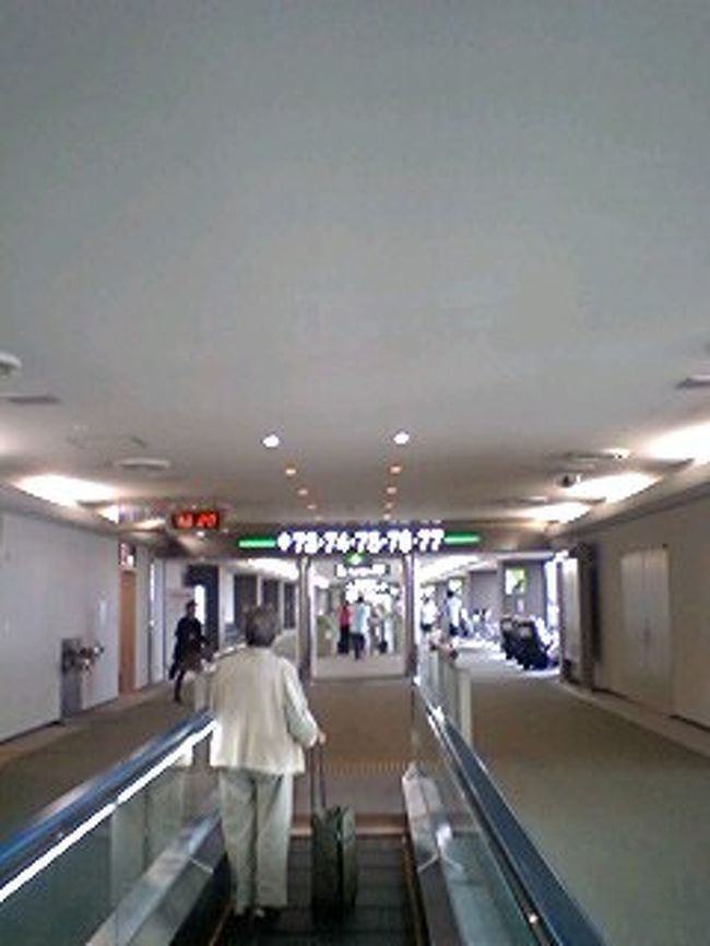 成田空港ゲートに向かう。<br /><br />手荷物検査で、液体物の持ち込みはダメと言われているのに、ジャムの瓶みたいのを持ち込み係員に言われている人がいました。