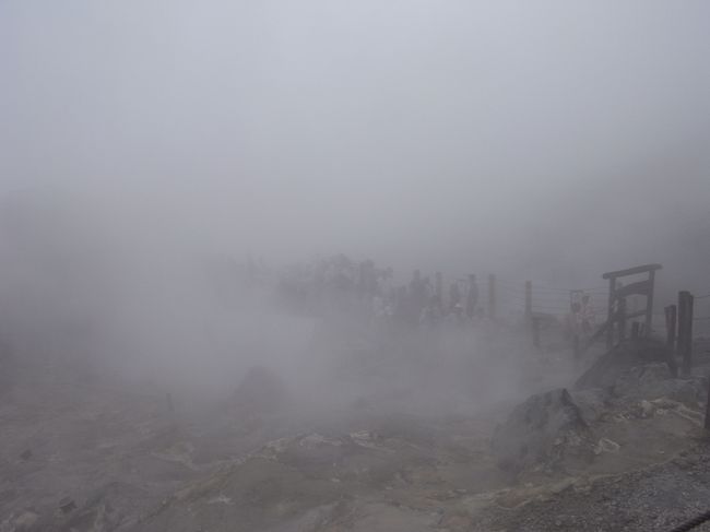 霧か？湯気か？これは湯気かな？