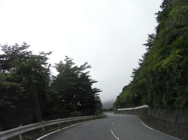 本当は芦ノ湖で遊覧船に乗るはずでした。<br />しかしこの天気。<br /><br />やめてもうホテルへ向かう事に。<br />目指すは伊豆へ！