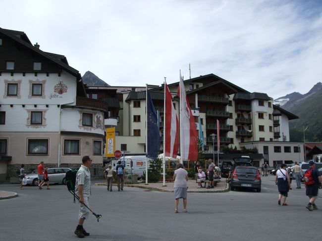 オーバーグルグルのバス停からの風景