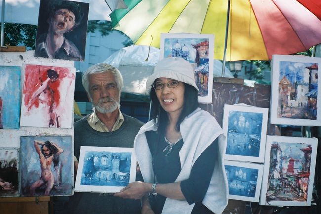 このおじさんのこの絵を買いました。<br />