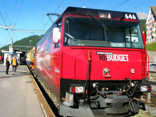 スイスGR16 氷河特急線アルパインクラシックで ☆サンモリッツ