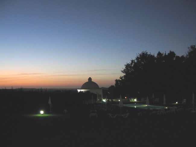 ポサーダの夕景色。<br />