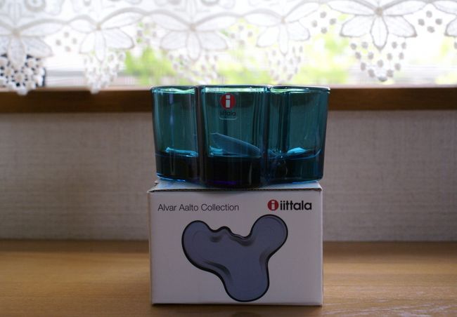 アルヴァー・アールトのキャンドルホルダー。<br />日本でも同じような値段で売っているけど、とにかくノルウェー・クローネを使い切ることが目的なので、ここは潔く購入。<br /><br />お釣りのコインがまた増えてしまって・・・(~_~;)