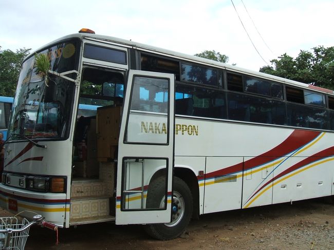 バスもまずまずだったのでラッキー。<br />来るときは狭くてしんどかったけど、これなら快適に過ごせます。<br />でもエアコンはつぶれてましたけど・・・