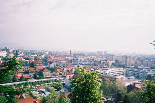 ★ リュブリャーナ城からの眺望