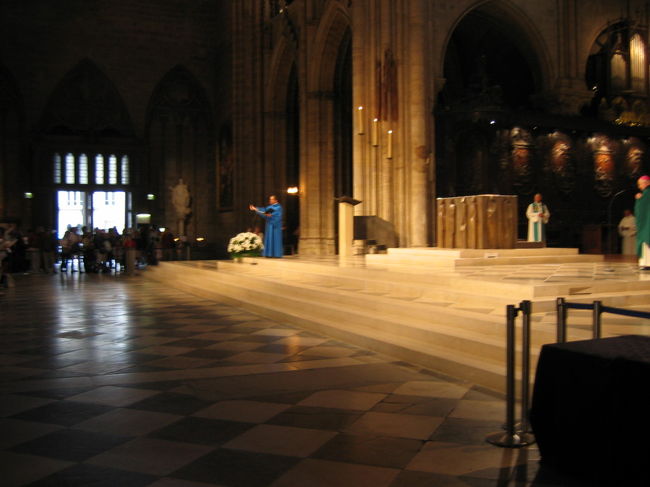 Notre Dame from the inside