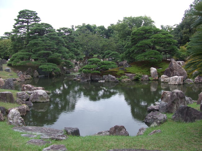 中庭にあった池。