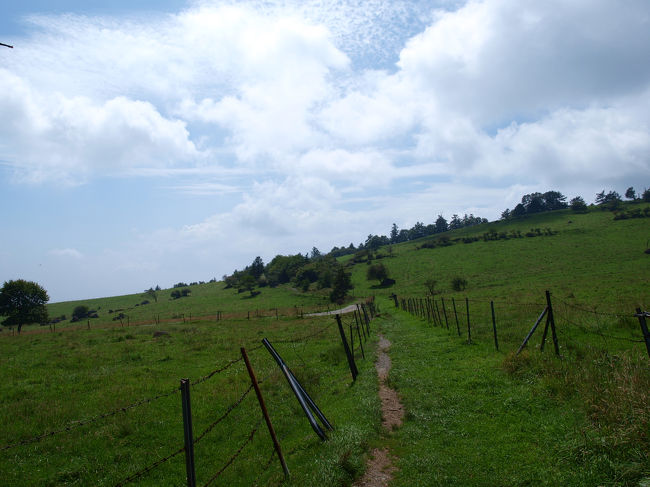 開けたところへ出てきました。<br />写真は傾いていないと思います。