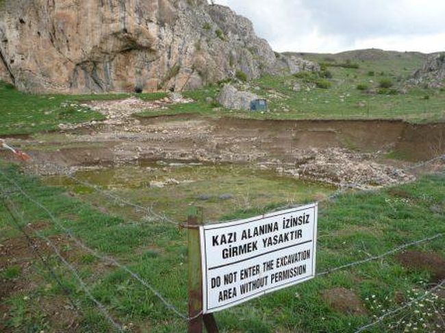 発掘現場かなと思って行ってみたのですが、<br />よくわかりませんでした。