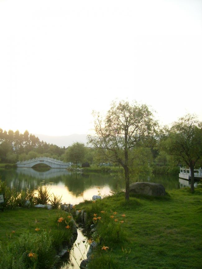 博物館でたんまりと時間を潰した結果、夕方になりました。<br />今日ここに来て夕日が一番綺麗だと確信しました。