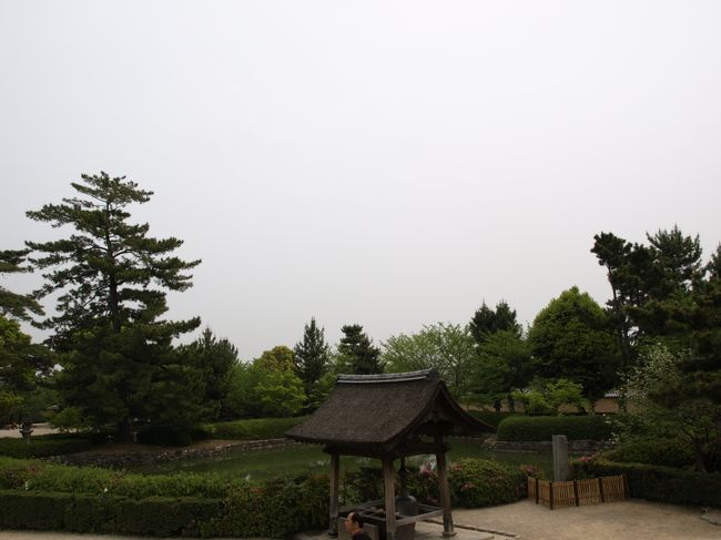 中門を出て左側には、鏡池があります。