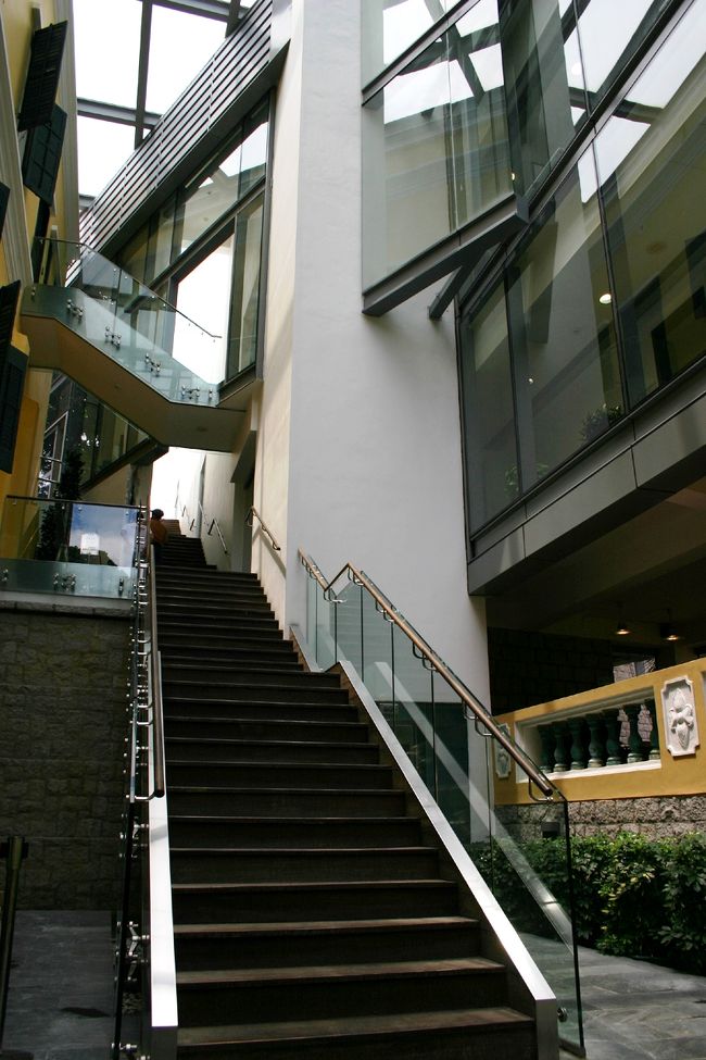 図書館は現在、更に近代的に改築中で<br />こちらはビル化されている部分。<br />まだ工事中で、使用はされてませんでした。