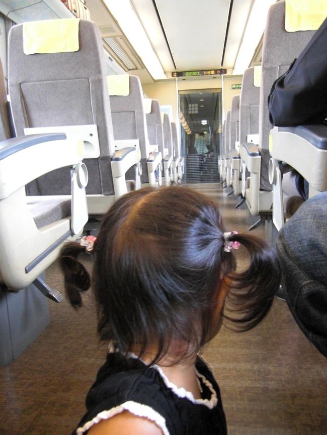 1日目<br />今回はゆっくり午後便。<br />新大阪12:15発特急はるかで関空へ。<br />うわさには聞いていましたが席はガラガラ。<br />乗った車両には我が家＋おっさん１人だけでした。