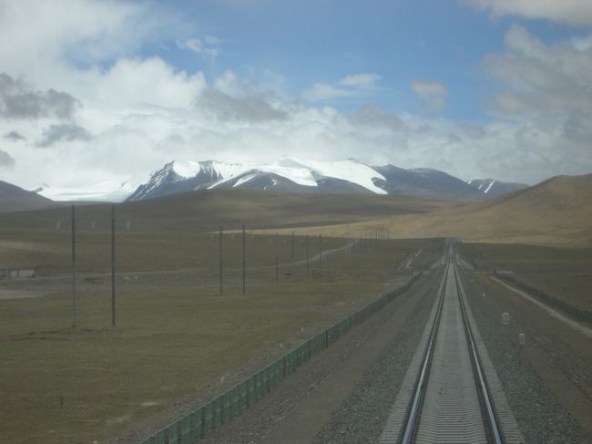 海抜５０７２ｍの鉄道世界最高地点を走行