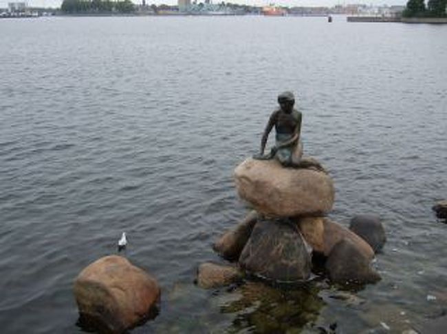 次の日、早速コペンハーゲンの観光開始！<br /><br />世界三大ガッカリの１つ・・・人魚姫です。