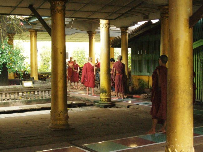 実際は１１時３０分頃とのことで、ちょっと時間があります。敷地内をぶらぶらしていたら、一人の少年が私を手招きしました。