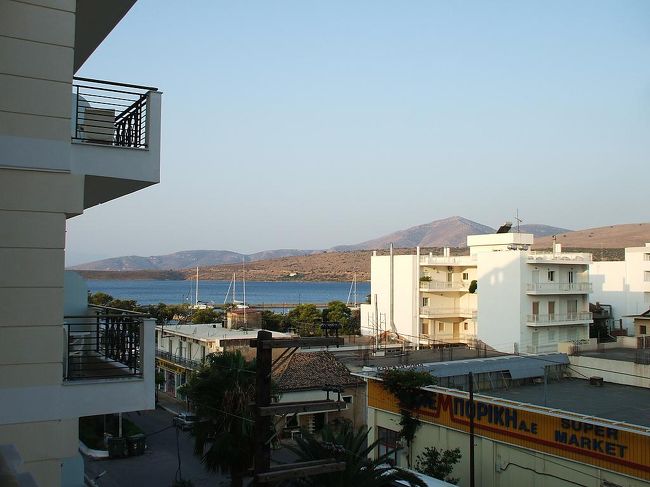 写真：客室のバルコニーからの眺め