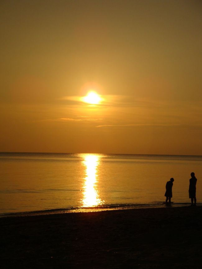 そしてそして！感じんの夕日です！<br />こんなにキレイに見えるんですよ〜☆<br />迷いながらも、来た甲斐がありました！！