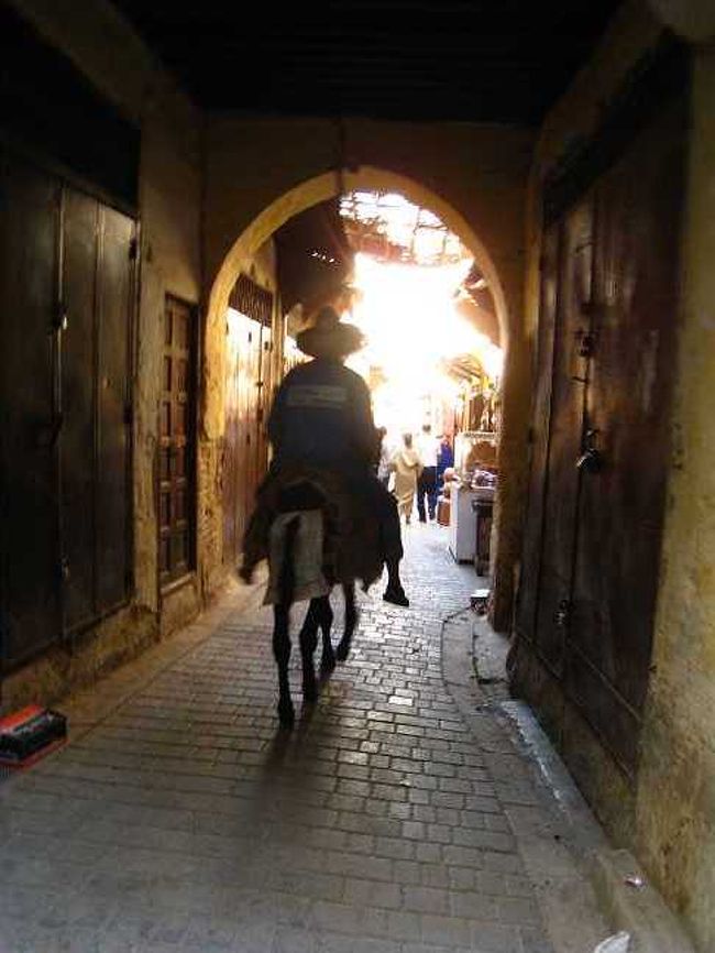 人の移動もロバに乗ったりと