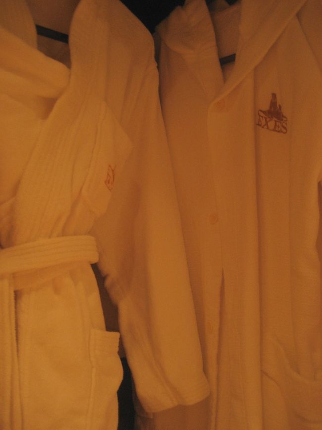 バスローブとビーチパーカー