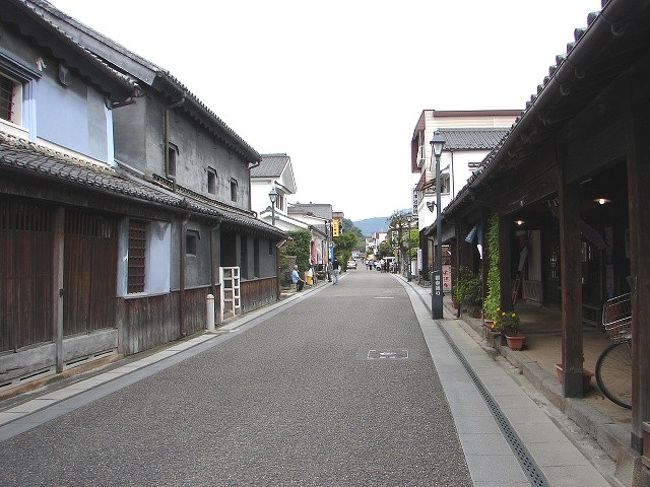 次に豆田町へ。古い町並みの景観が維持されています。