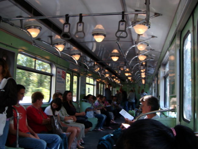 地下鉄地上路線の写真。