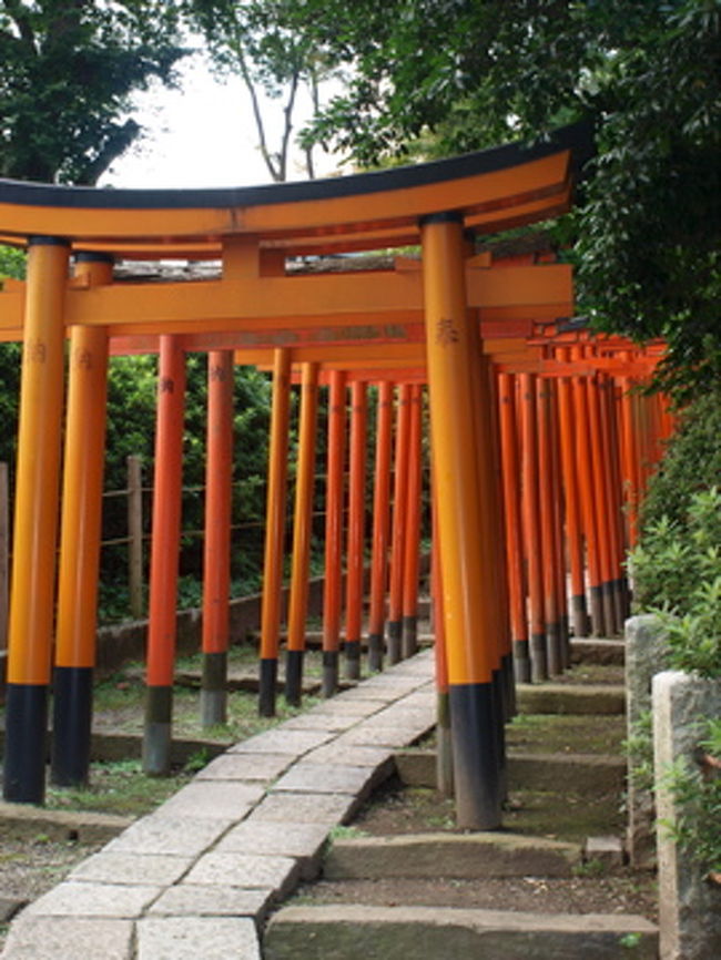 根津神社といえば、この鳥居でしょう。