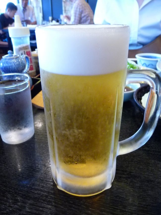 もちろん生ビール。