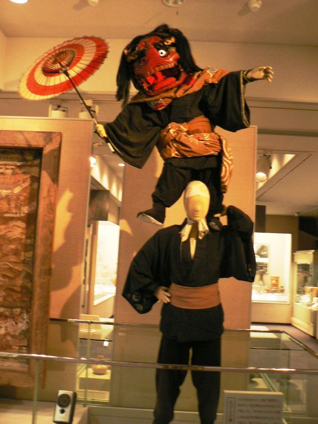 龍野歴史文化資料館の展示。<br />