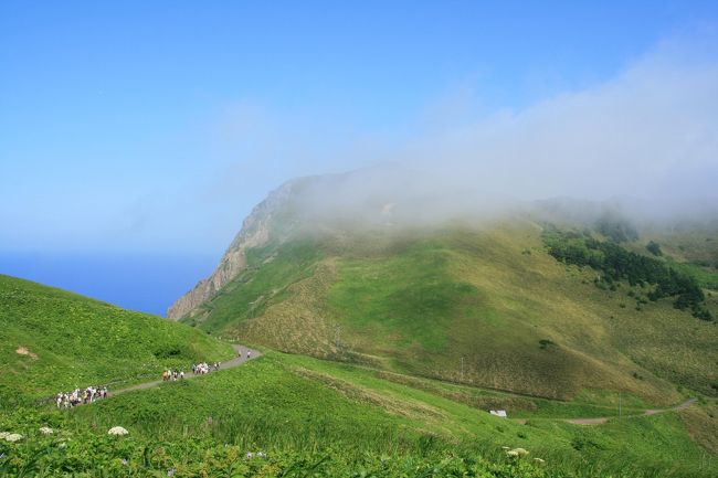 少し霧が出てきたみたい。