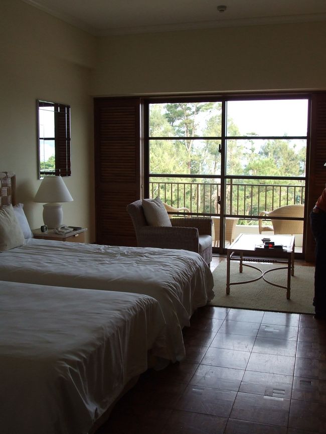 今回は安く泊まったので残念ながら<br />オーシャンビューではありません