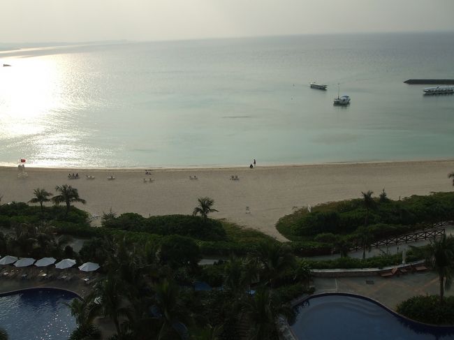 オーシャンビューの部屋ならきっと<br />こんな感じ