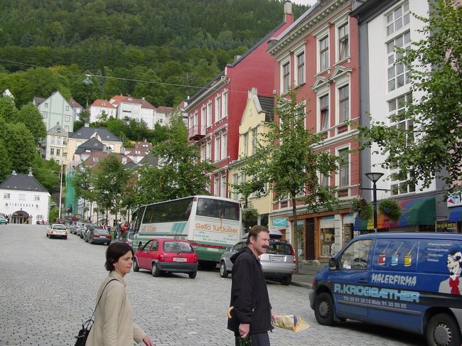 この道の端に見えているのがケーブルカー乗り場です。