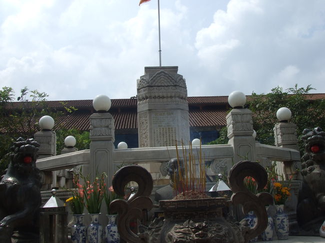 市場の真ん中にはこんな中庭があった。