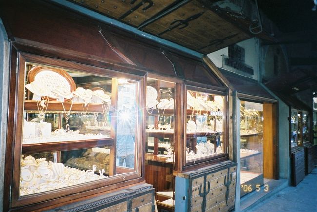 ヴェッキオ橋の宝石店