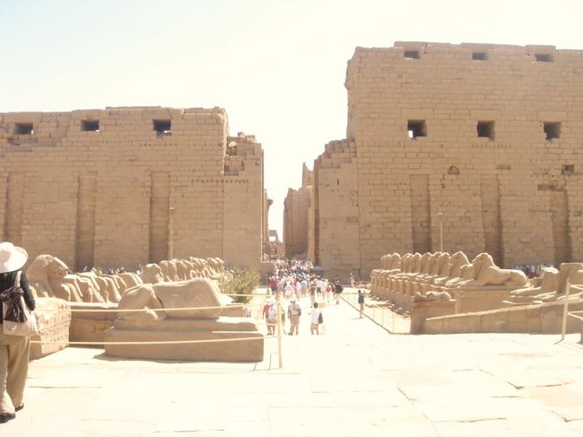 まずはカルナック神殿観光。