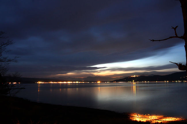 コース途中に山中湖を見れる場所があります。<br />夜景も素敵でした。