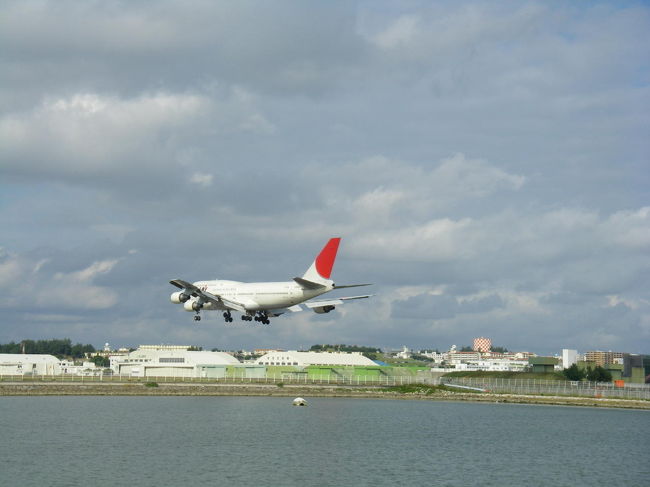 画になるわジャンボ機。<br />そしてまもなく友達と合流し、名護方面へ。