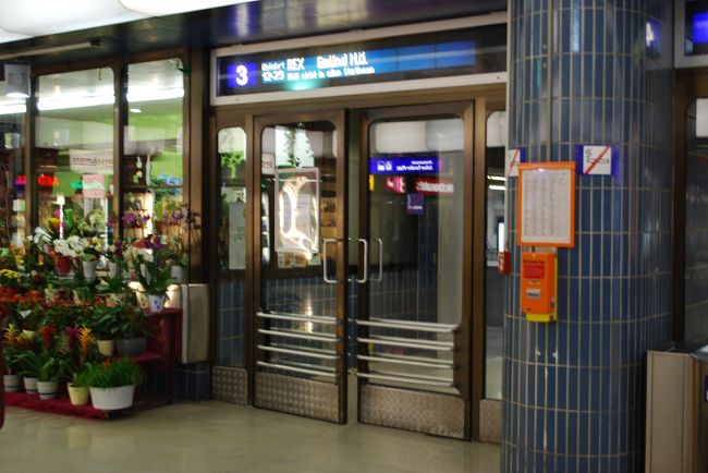 ----------------------------<br />REX<br />12：29Wien Westbahnhof - 14：46Gmund No - ※<br /><br />※- 14:56 チェスケヴェレニツェ- 15:49 チェスケブディヨヴィツェ<br />----------------------------<br />片道2等席(全席2等席列車)2人で38EUR(\5,975)でした。3時間乗ってこの値段は、やはり安いです。<br />しかし、移動が長い。<br />