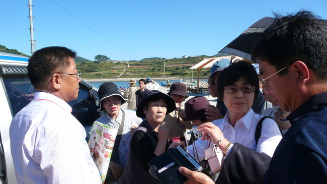 案内は、ビデオを見せながらドラマを思い出さしていましたが、見ていない私には？