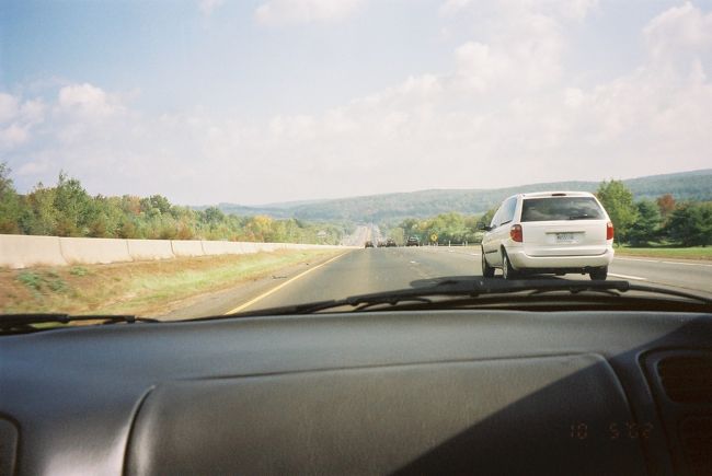 ボストン行きの車中