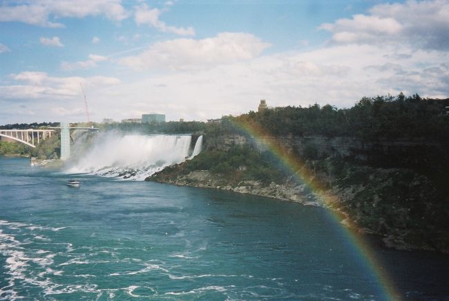 アメリカ滝と虹 