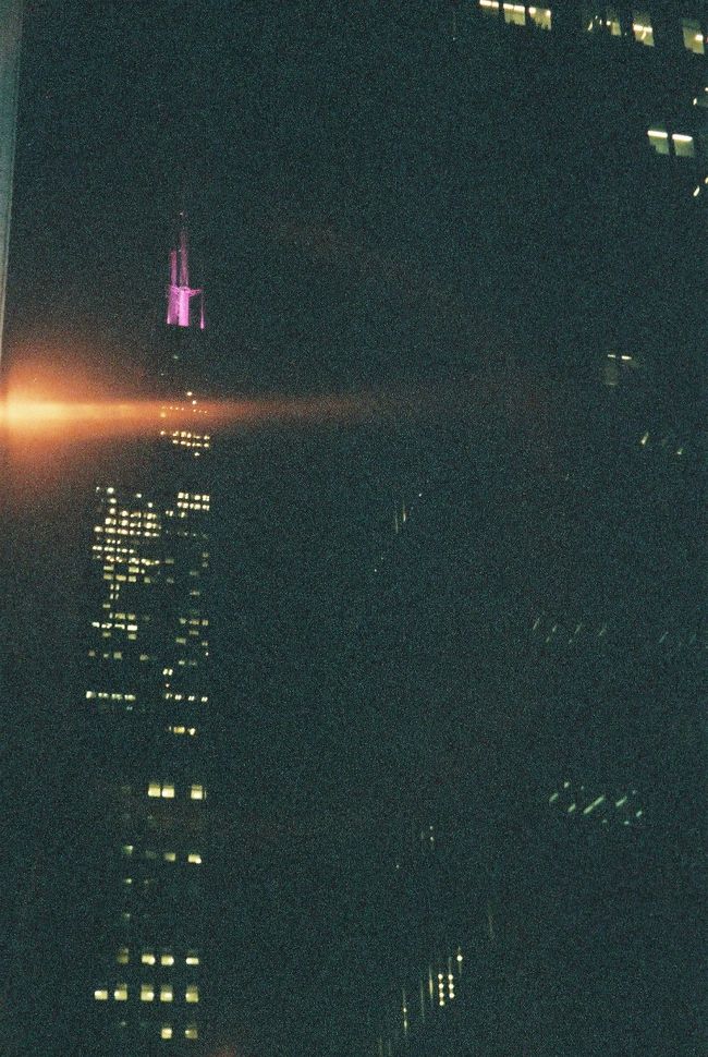 シカゴ･シアーズタワー(当時世界で2番目に高いビル)