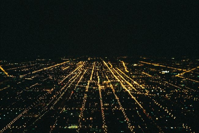 シアーズタワーからの夜景?