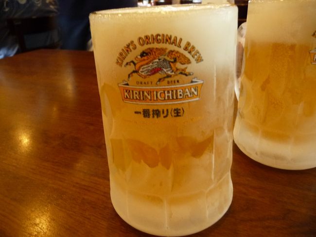 先ずは､ビール。<br />良く冷えてます。
